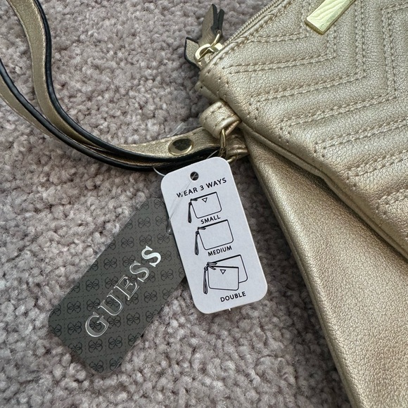 Guess Cleopatra Double Pouch Wristlet - Picture 6 of 6